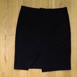 GAP Stretch black midi skirt